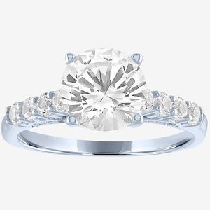 NWT .925 Sterling Silver and White Sapphire Ring